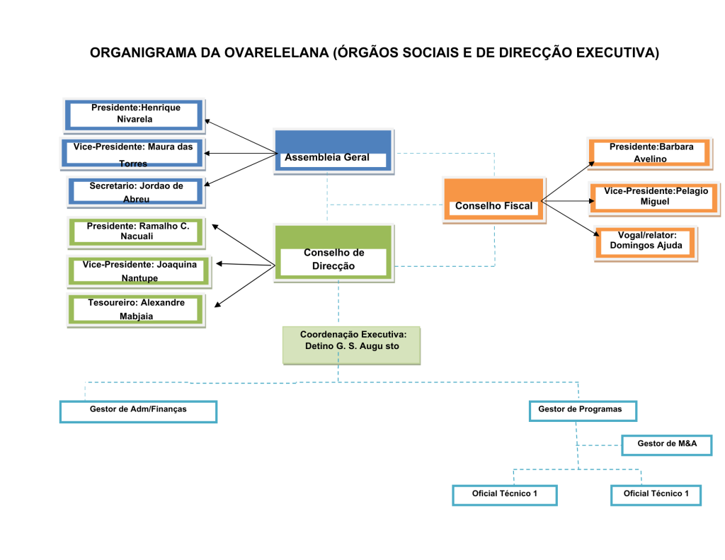 Organigrama OVARELELANA-AFOC